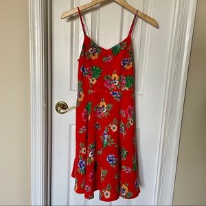 Old Navy tropical floral sundress Small